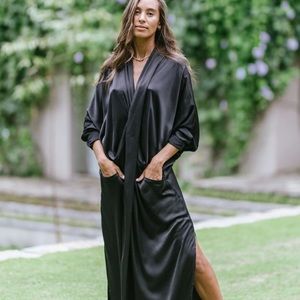 Myrah Penaloza Amma Silk Gown Caftan